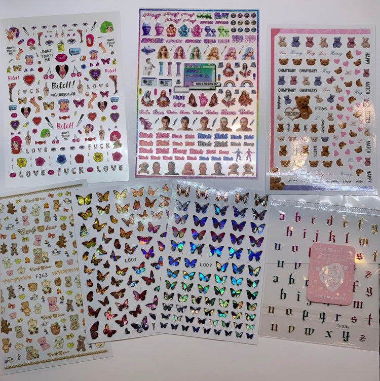 Charm stickers