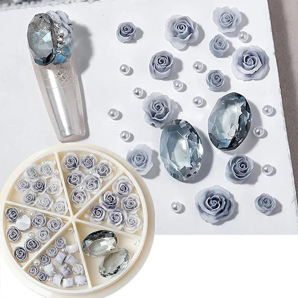 Coquette nail charms 3D