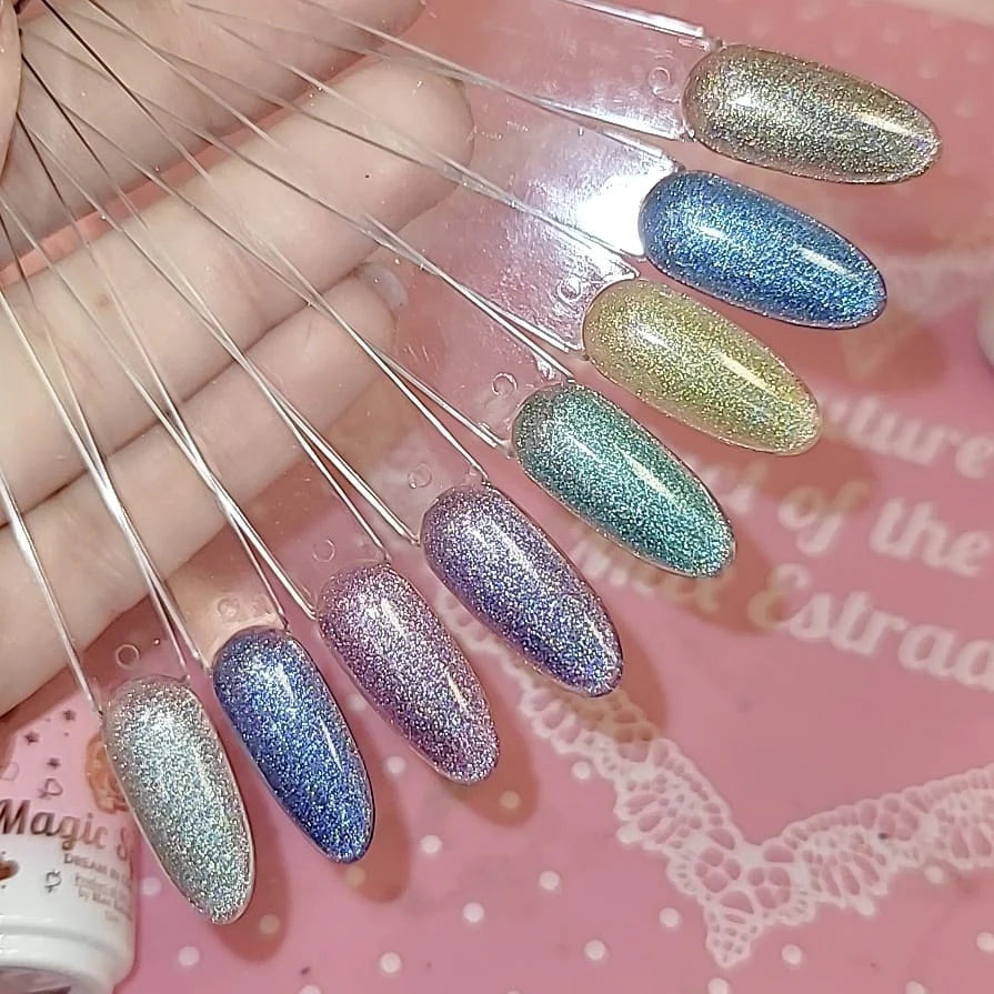Magic Syrup My Little Unicorn (Chrome Reflective Holographic Glitter Gel Polishes )
