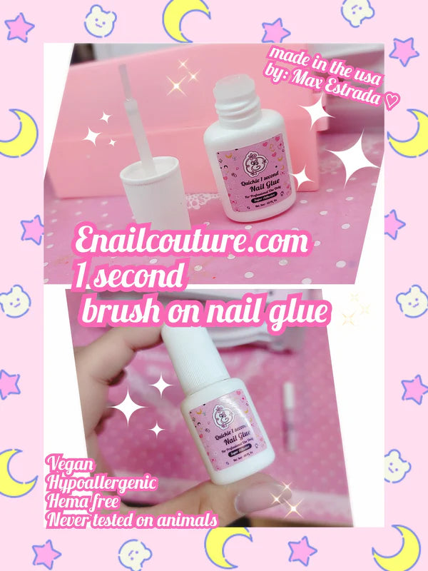 Quickie 1-second Nail Glue (brush-on)