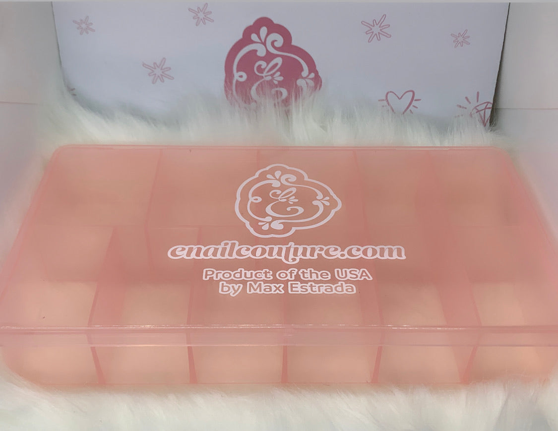 Pink Box With 12 Spaces