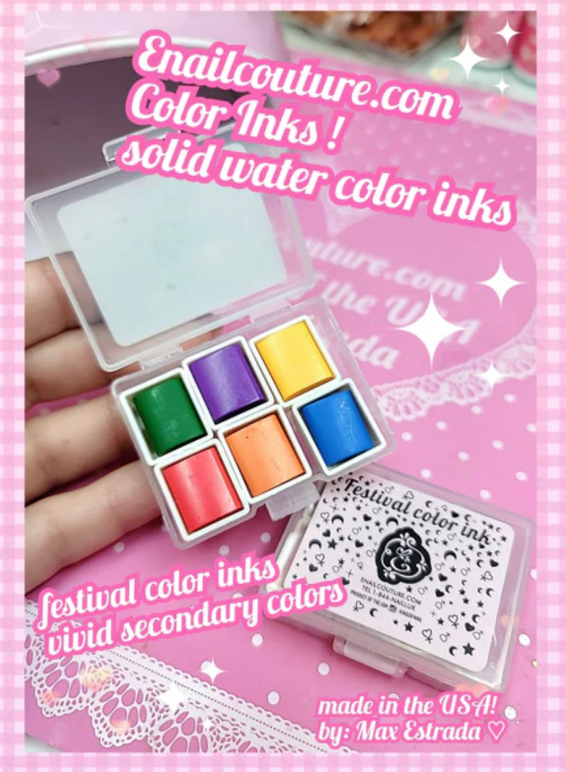 Color Inks! (solid hand made water color inks)