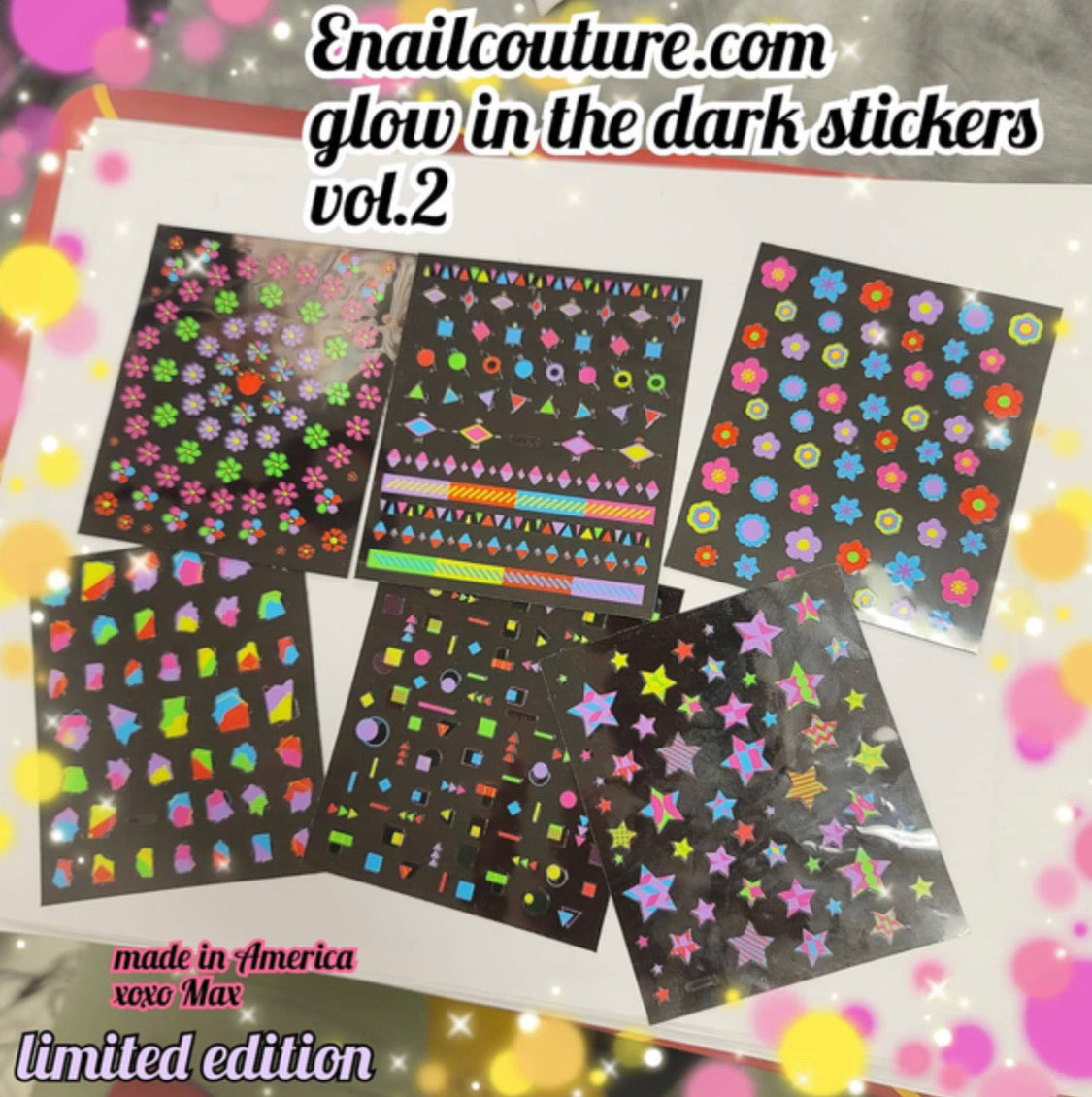 Charm Stickers Glow in the dark