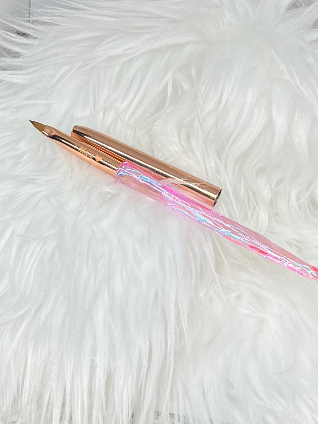 Pink Crystal brush set of 7