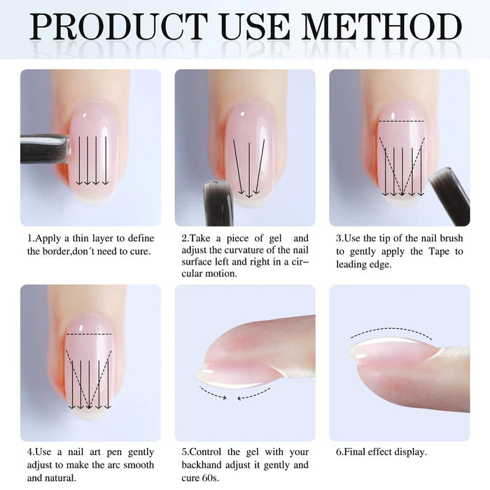 Hardy Gel !~ ( 123go nails Clear Gel Nail 15ml Nail Strengthener Builder in a Bottle Nail Extension Hard Gel Soak Off Long Lasting UV Gel Clear 8 in 1)