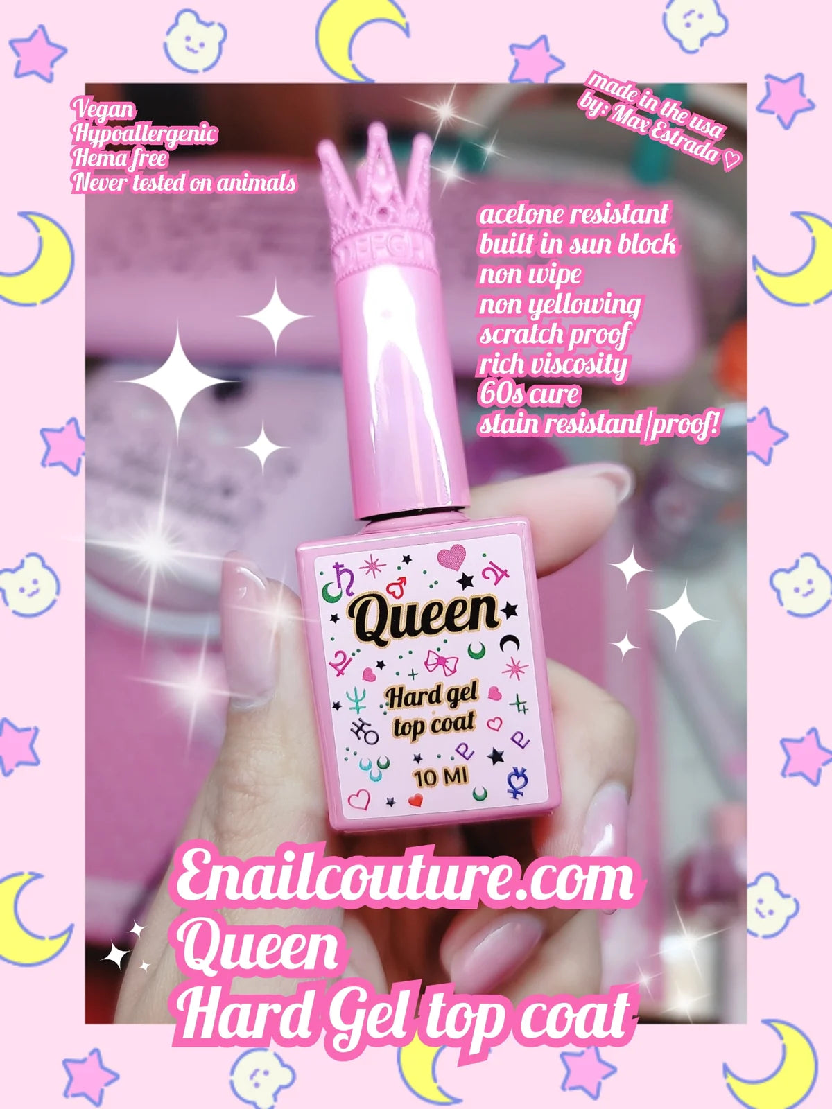 Queen Gel Hard Gel Top Coat