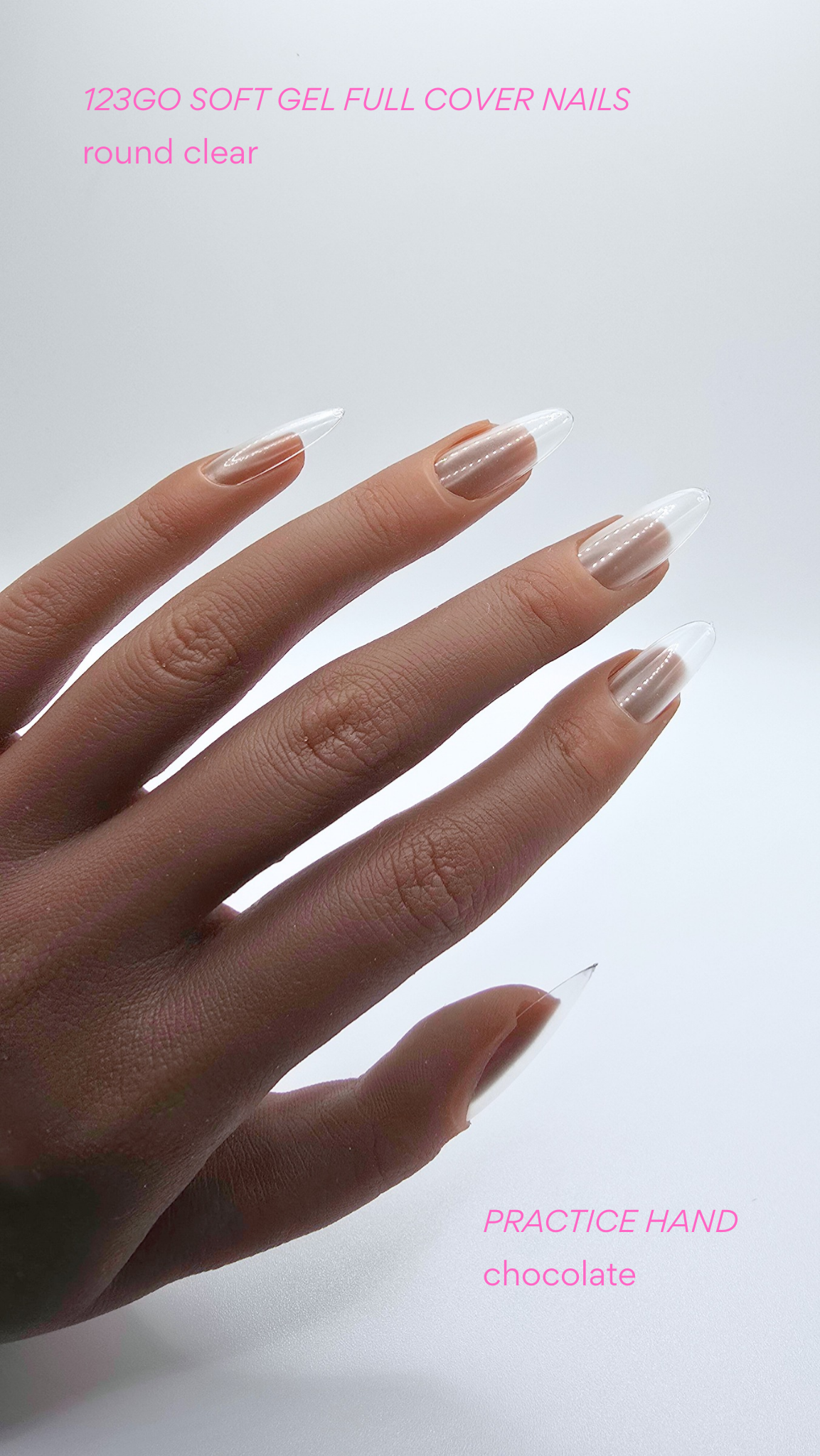 123go Soft Gel Full Cover Nail Tips!