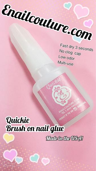 Quickie Brush On Nail Glue