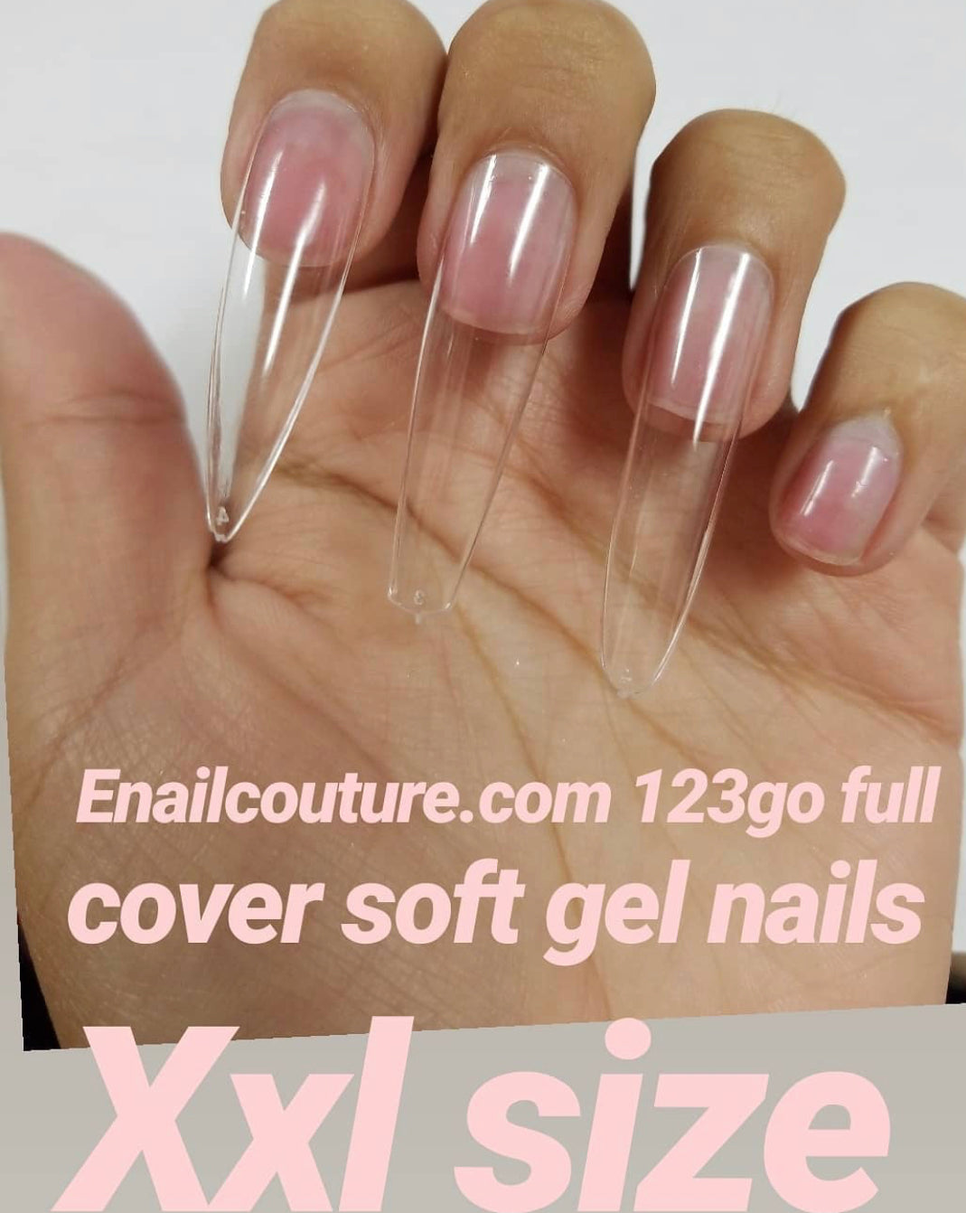 123go Soft Gel Full Cover Nail Tips!