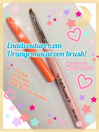 Petit Macaroon, Orange Brush (One Stroke)