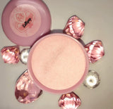 Lollipop Pink Glow In The Dark Rose Gold Cover Pink Acrylic Powder