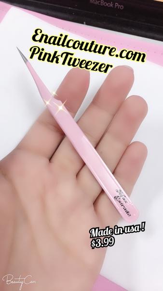 Pink Tweezer Precison Tool