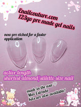 123go Soft Gel Full Cover Nail Tips!