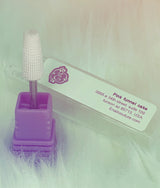Pink Funnel Cake Nail Drill Bit