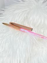 Pink Crystal brush set of 7