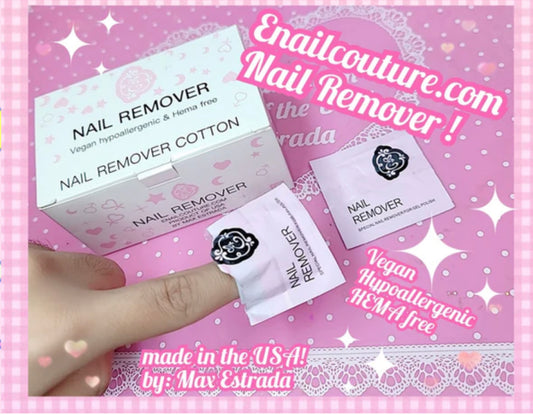 Nail remover pads