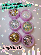 Pink Cookies Glitter Sets