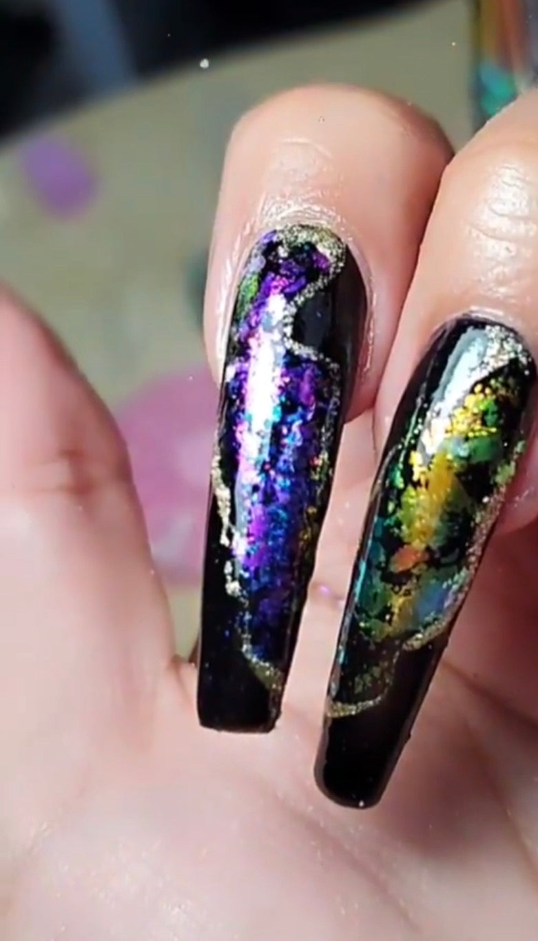 Fairy Flakes Opal Chrome