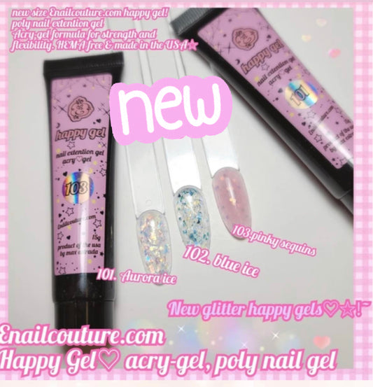 Happy gel New 15ml Colours