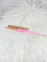 Pink Crystal brush set of 7