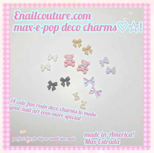 Max E Pop 3D Charms