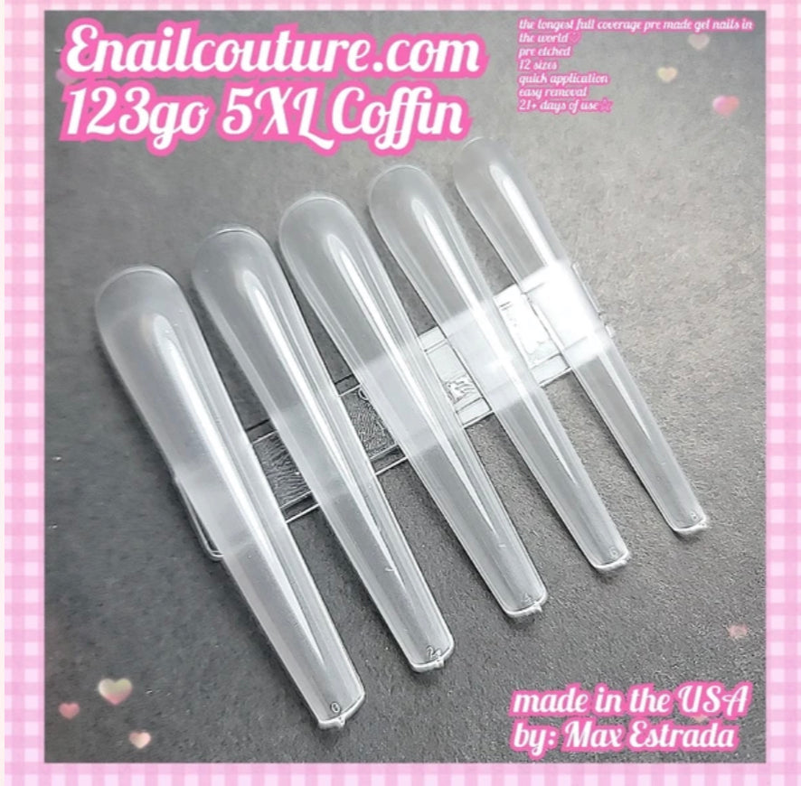 123go Soft Gel Full Cover Nail Tips!