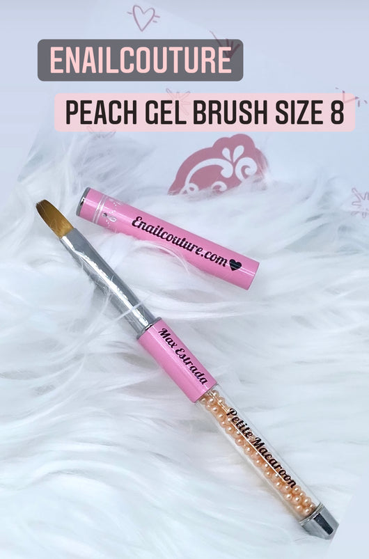 Peach Petit Macaroon Gel Brush Oval #8
