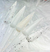 Satin Matte Glitter Topcoat Set of 5