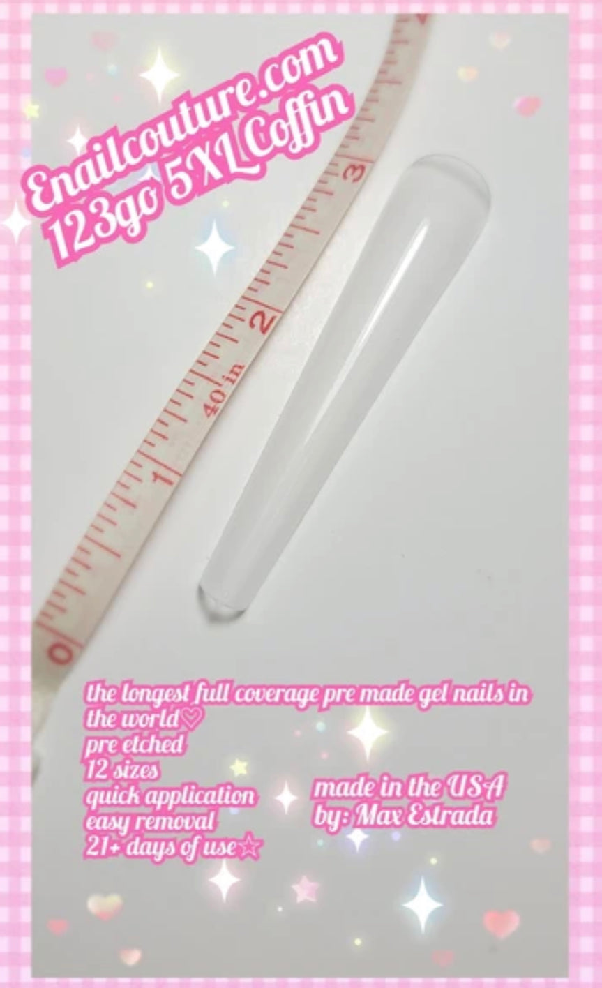 123go Soft Gel Full Cover Nail Tips!