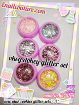 Pink Cookies Glitter Sets