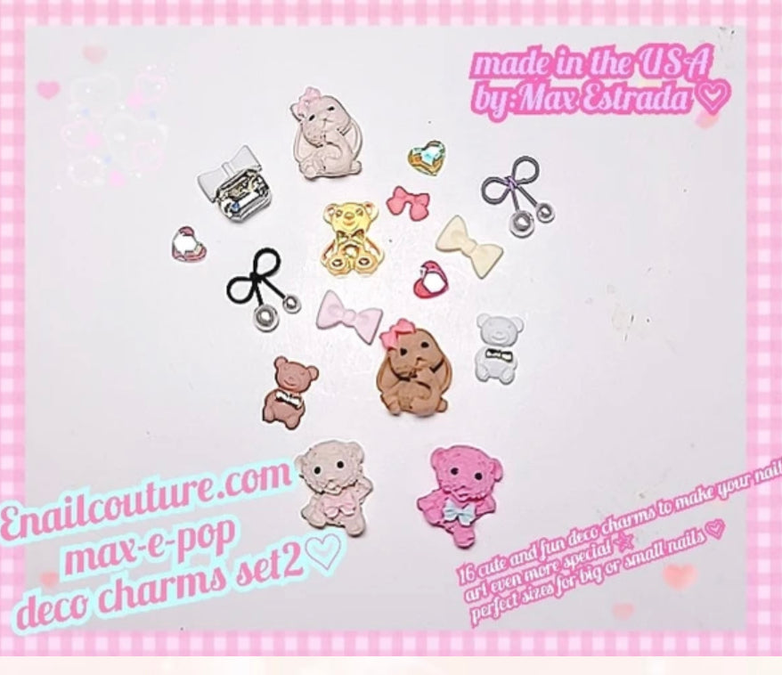 Max E Pop 3D Charms