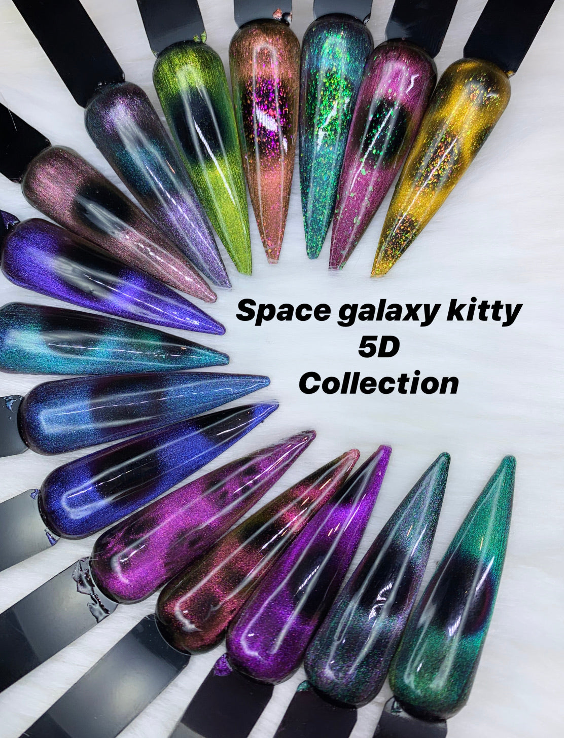 Space Galaxy Kitty Gels! (5d cat eye color gels)