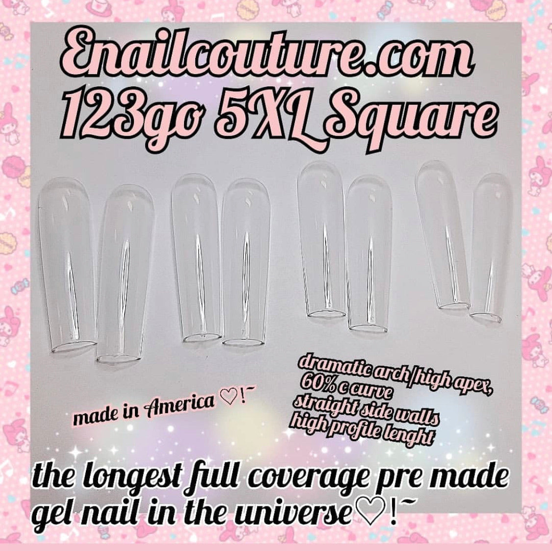 123go Soft Gel Full Cover Nail Tips!