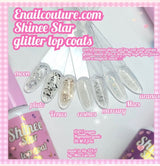 Shinee Star (Nail Polish Top Coat, Diamond Top Coat Gel)