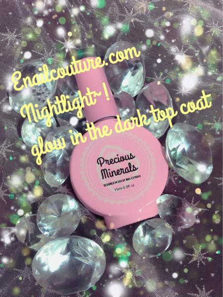 Precious Minerals Glow In The Dark top Coat Night owl (049)